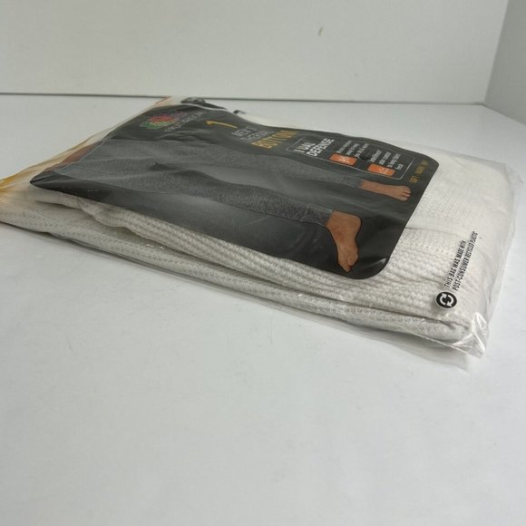 Fruit Of Loom Mens Thermal Waffle Pant Medium Base Bottom Underwear Natural New - Picture 11 of 12